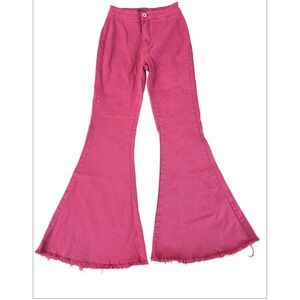 Anna-Kaci Bell Bottoms Women's Small Classic Flared‎ High Waisted Jeans Trendy